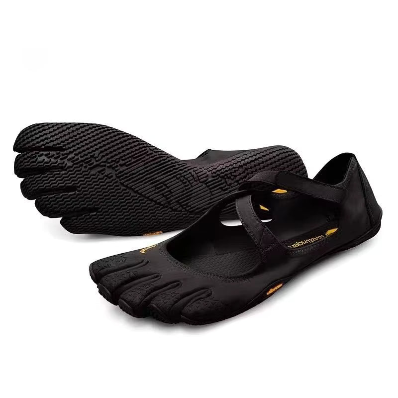 MoveFive women's 5-Toed Rubber Gym Training Shoes - Secure Grip Footwear for Yoga, Pilates