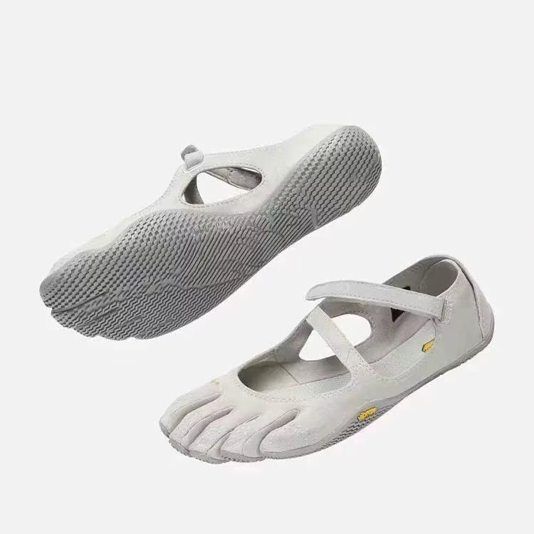 MoveFive women's 5-Toed Rubber Gym Training Shoes - Secure Grip Footwear for Yoga, Pilates